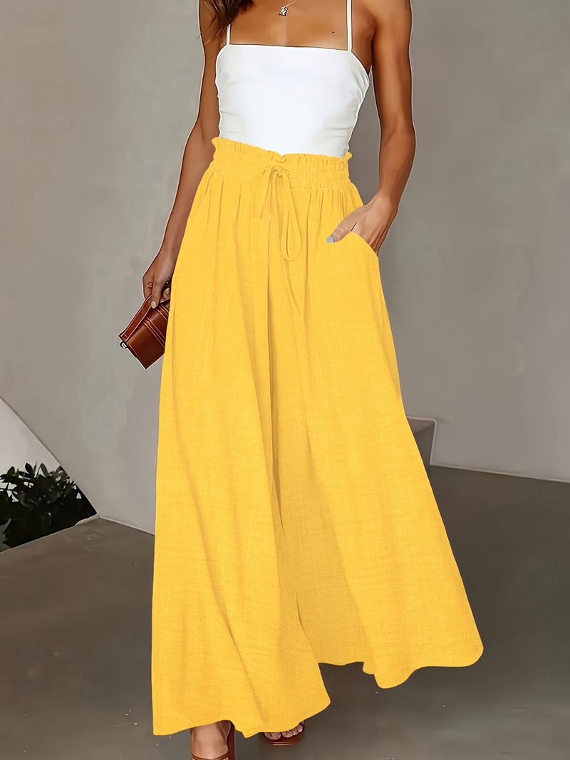Spring And Autumn Women's Loose Long Pants.