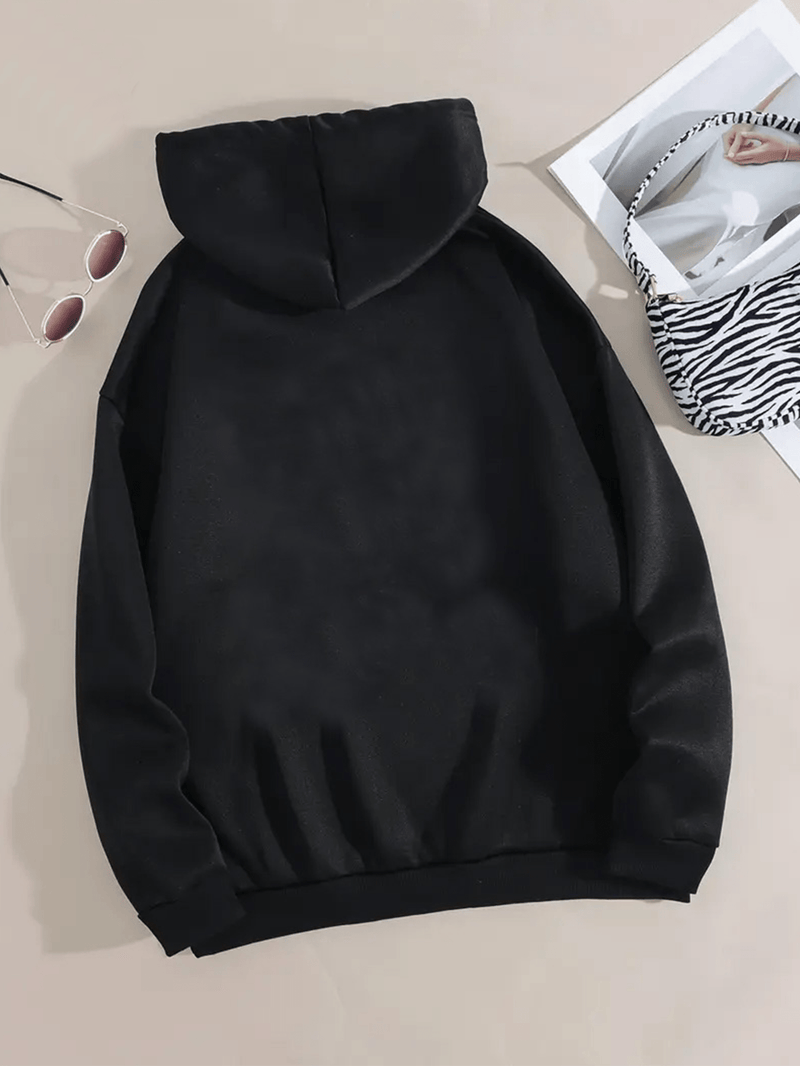 Women's Hooded Pullover with Pocket.