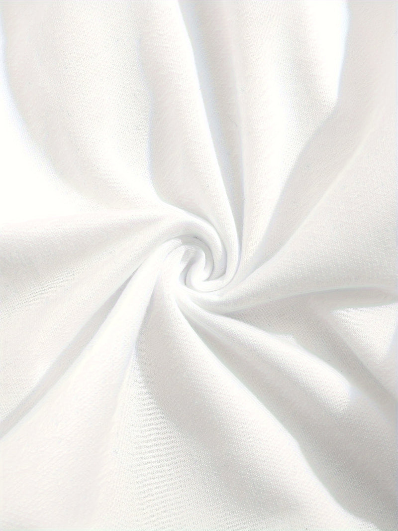 Women's Two-Piece Outfit Featuring Pants with a Letter Print.