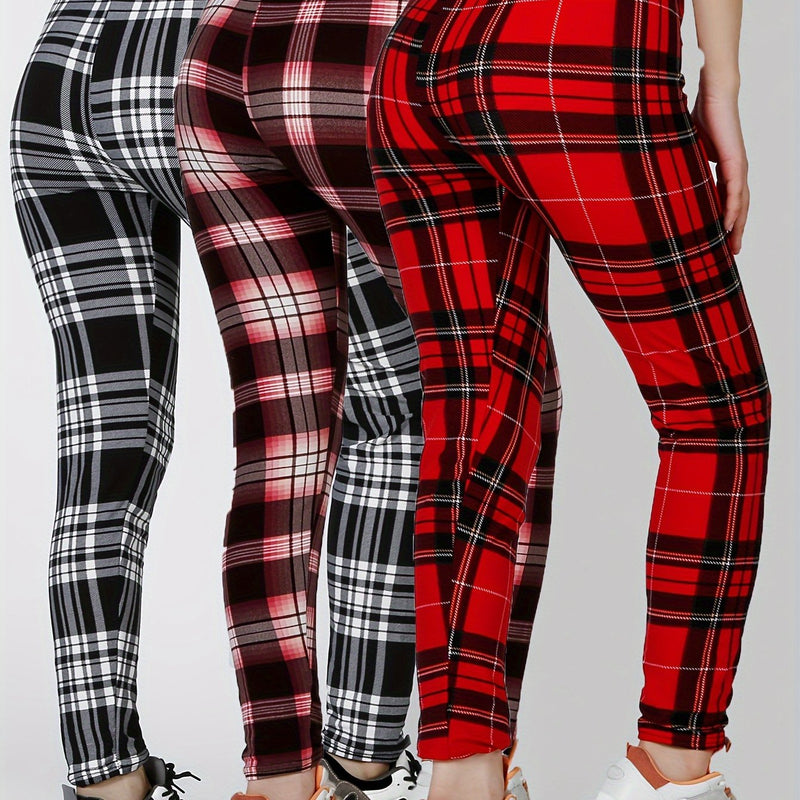 3 Packs Women'S Soft & Stretchy Tight Leggings.