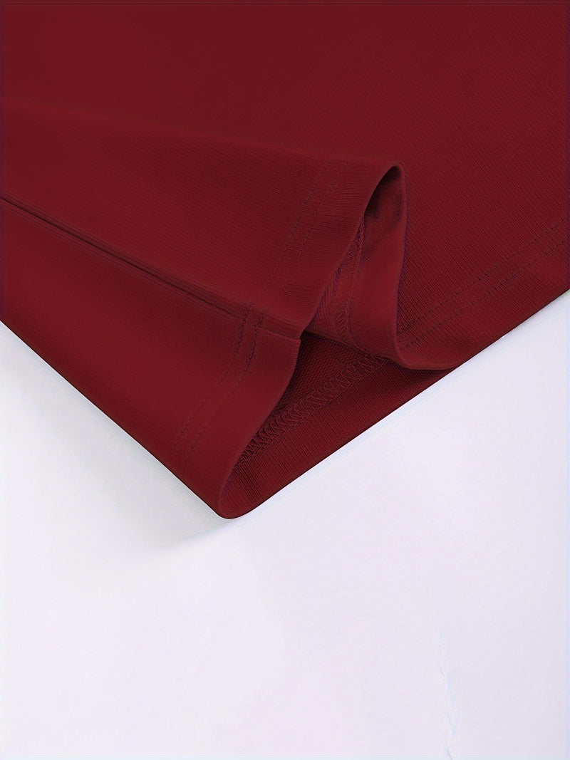 Men'S Poker Card Pattern Summer Casual Crew Neck Short T-Shirt.