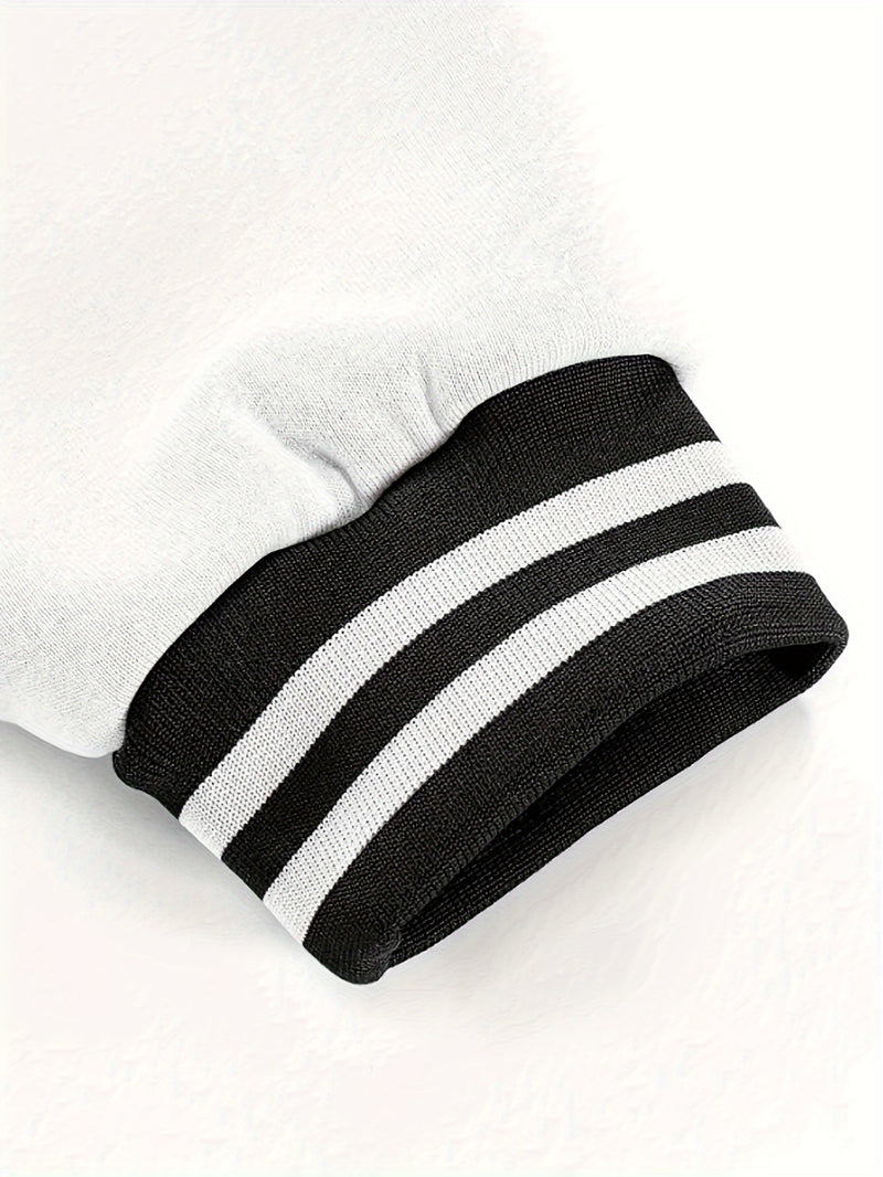 Men'sFashion Two-Piece Jacket Baseball Uniform.