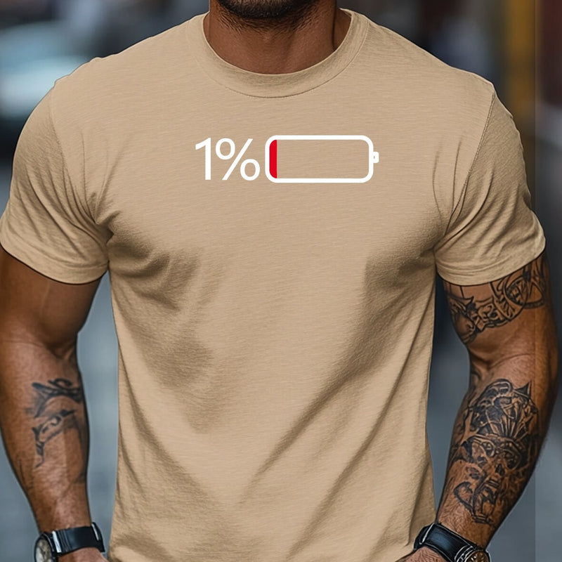 Men's Casual Summer Crew Neck Tee.