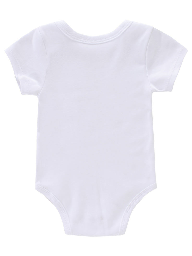 Newborn Baby Romper Short Sleeve Funny Cute Print.