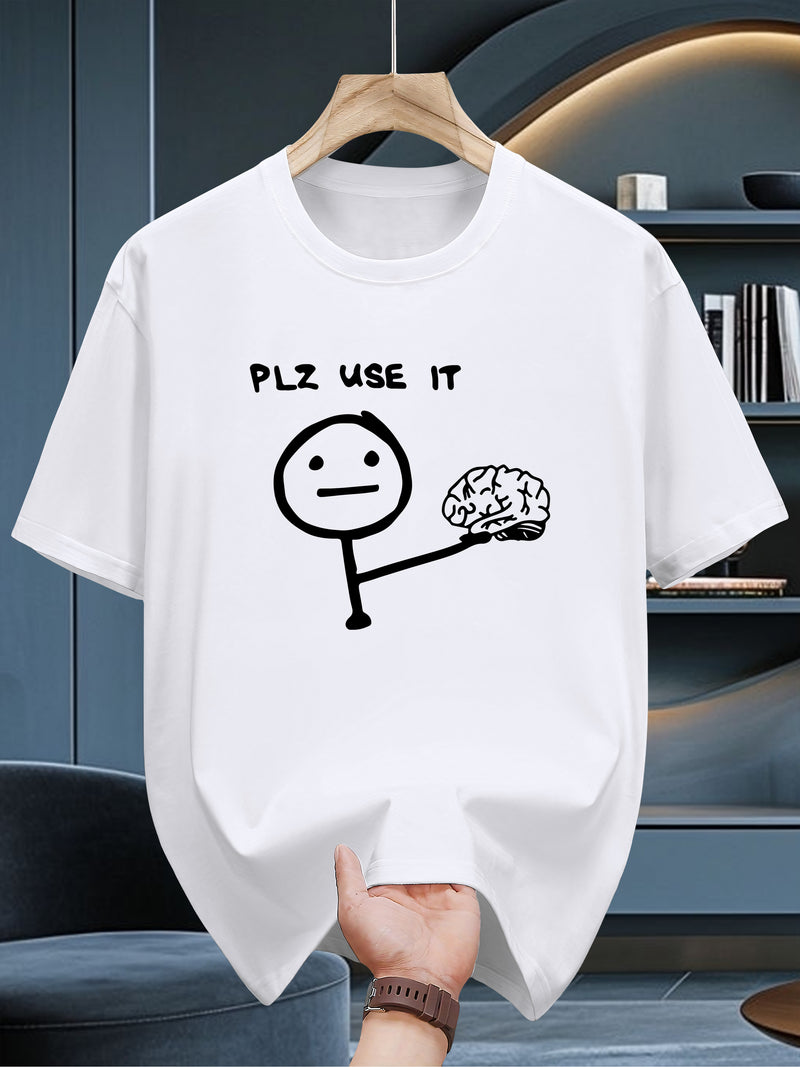 200 Grams of 100% Pure Cotton Short-Sleeve T-Shirt.