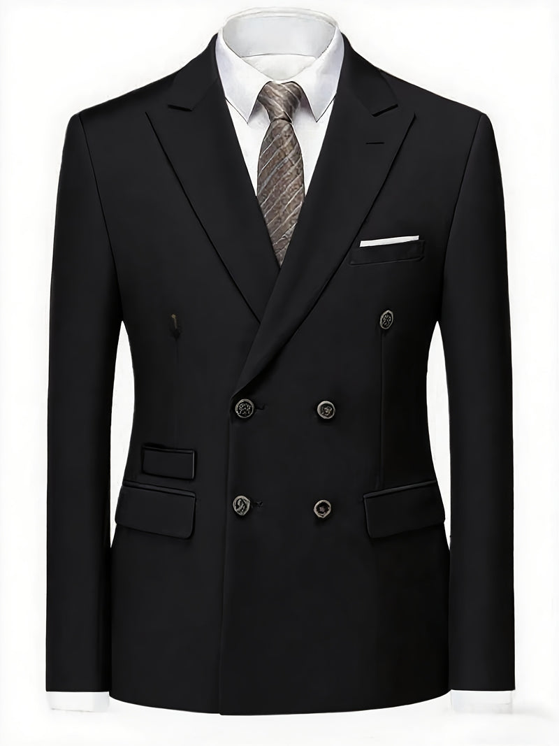 Two-Piece Men's Suit Set, Ideal for Business, Parties, And Formal Events.