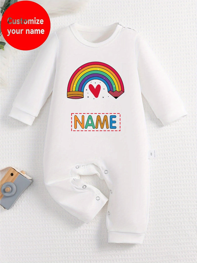 Customized Rainbow and Love Pattern Printed Versatile Breathable.