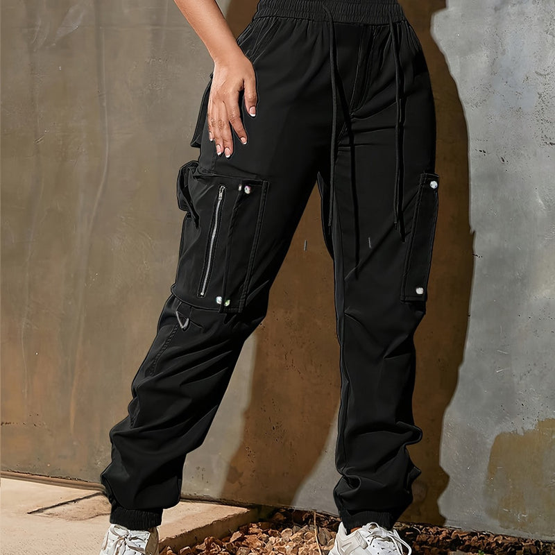 Women's High-Waisted Loose Overalls: Casual, Fashionable, and Comfortable.