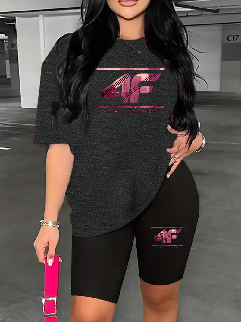 Women's Round Neck Short Sleeve Top.