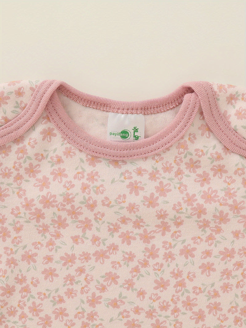 6pcs Set of Newborn Infant Triangle Long-Sleeved.