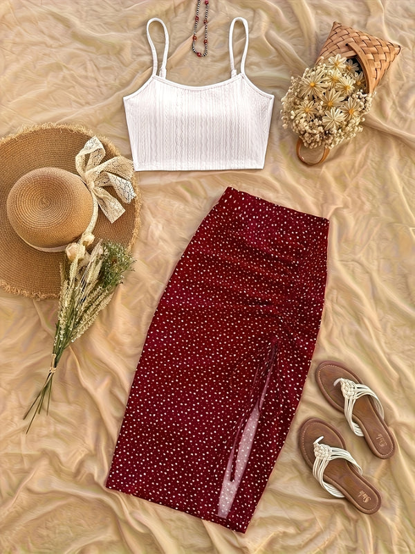 Cross-border New Women's Two-Piece Set.