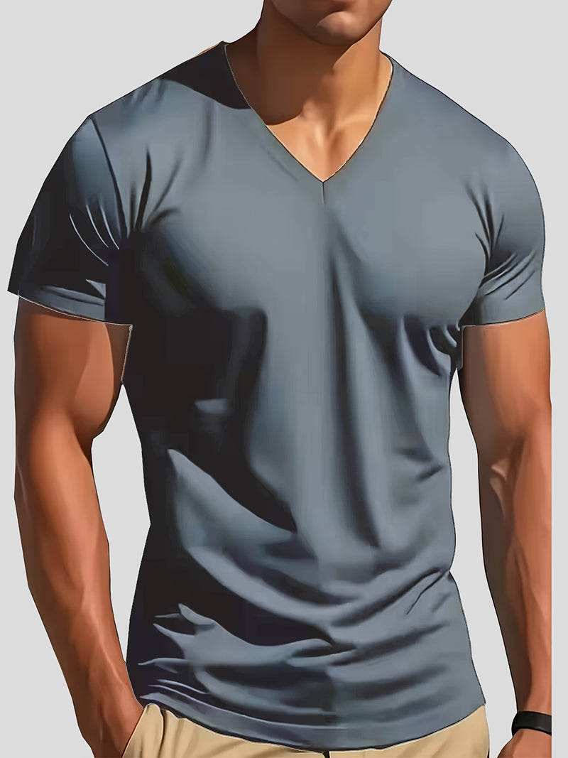 5pcs Men's V-Neck T-Shirt Pack.