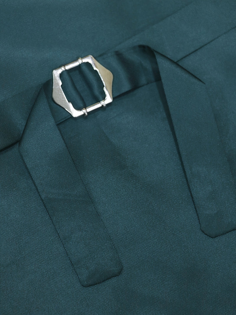 Men's Classic One-Button Suit - 3pcs Suit.