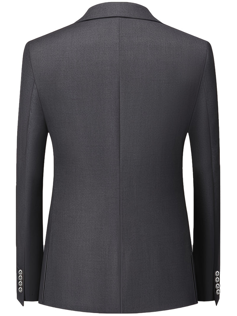 2pcs Classic Suit Set - Men'S Dress Attire - Premium Quality.