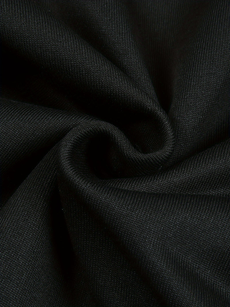 Men's Autumn/Winter Eagle Print Hooded Sweatshirt.