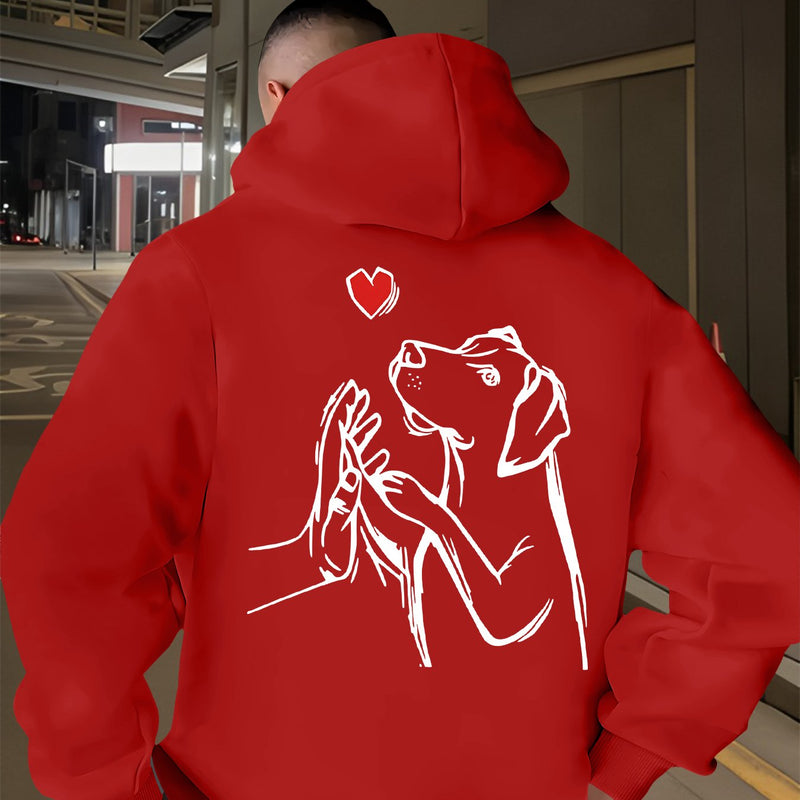 Men's Fashion Pullover Hooded Sweatshirt.