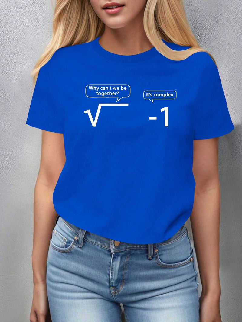 Women’s Funny Design Cozy T-Shirt.