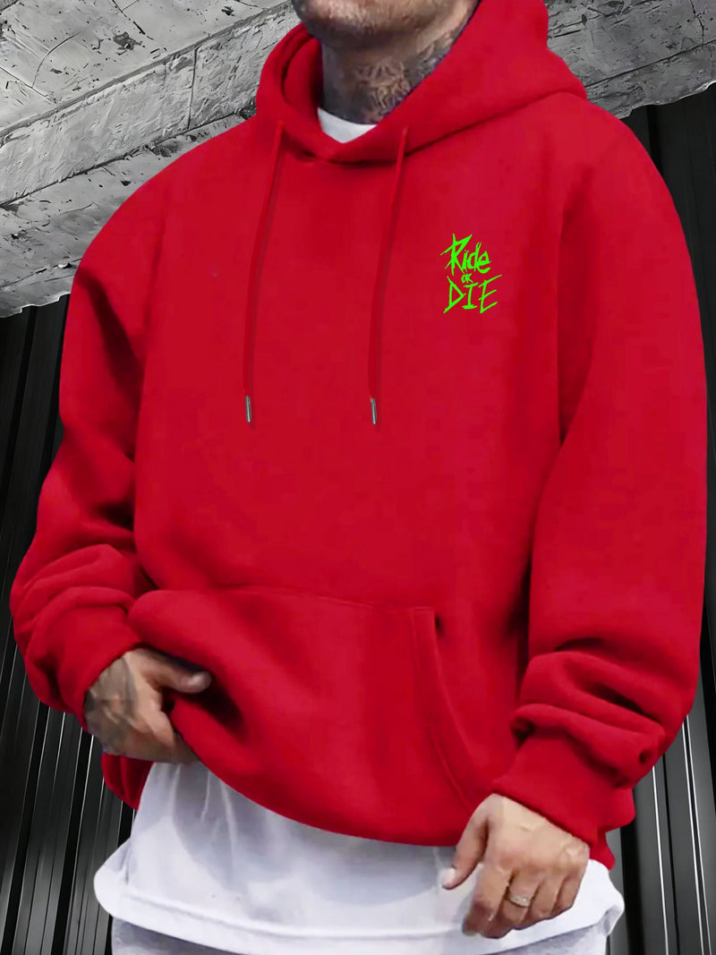 Men's Hooded Sweatshirt.