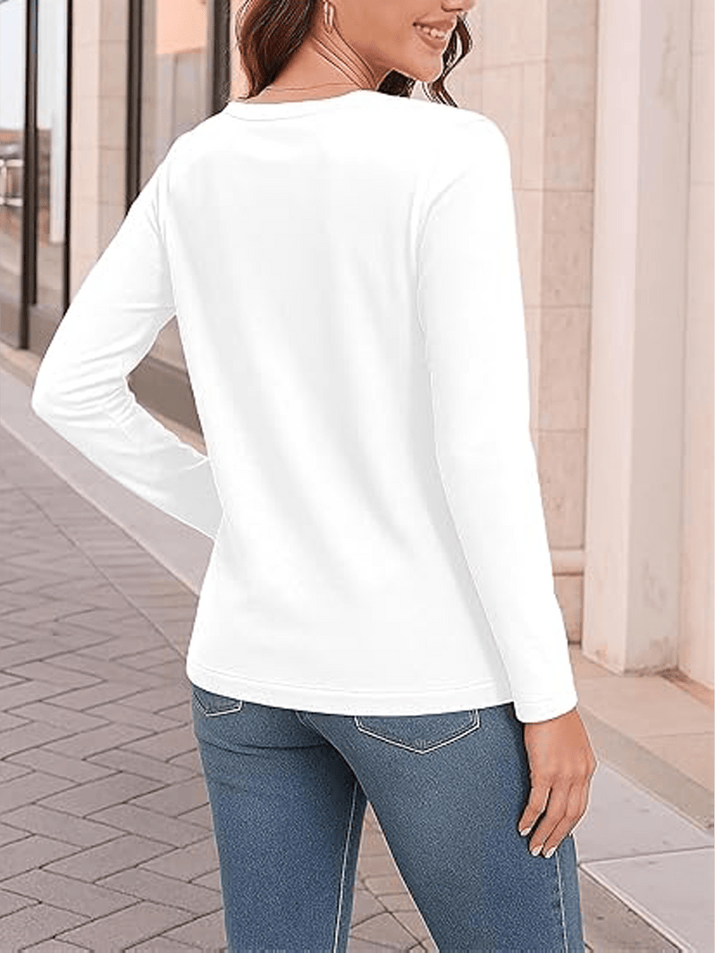 Women's T-Shirt, New Autumn/Winter Style Long Sleeve.