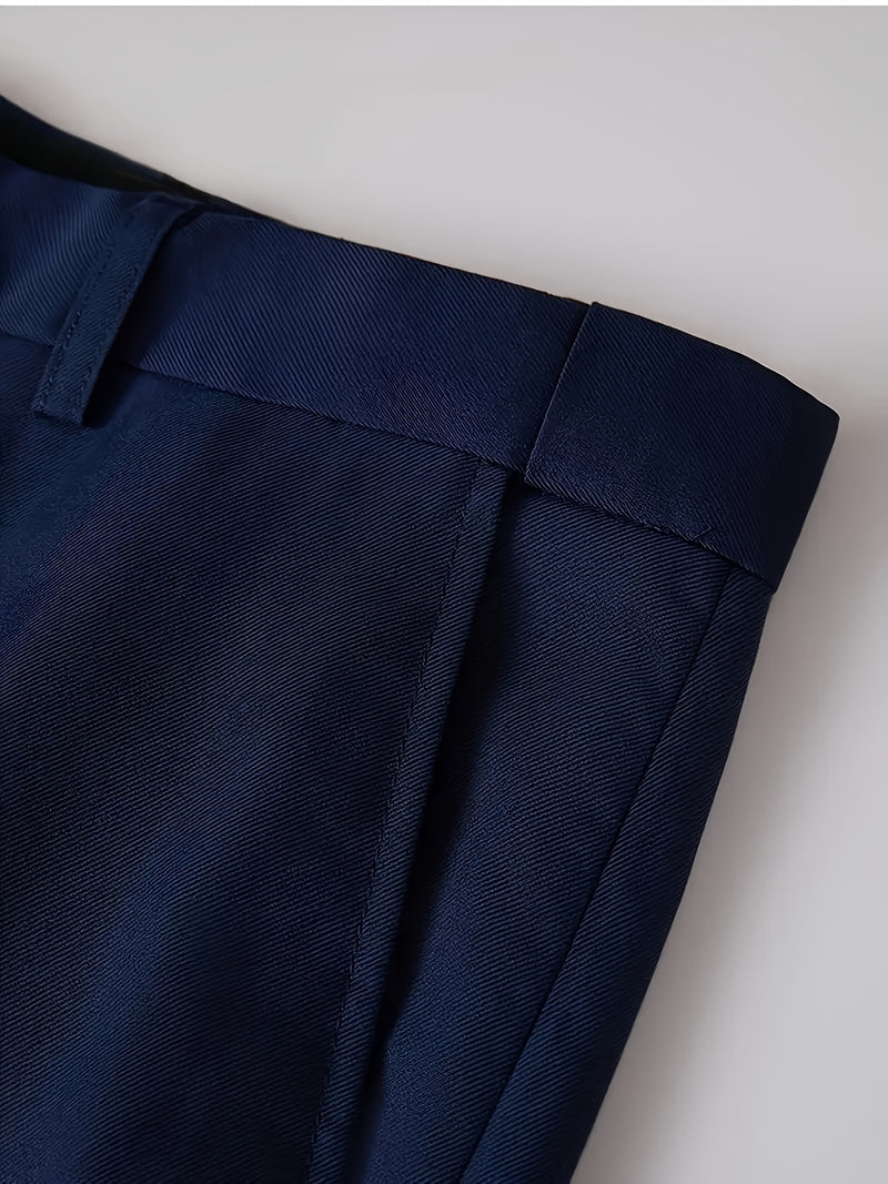 Men's Three-Piece Suit Set, Business Formal Wear.