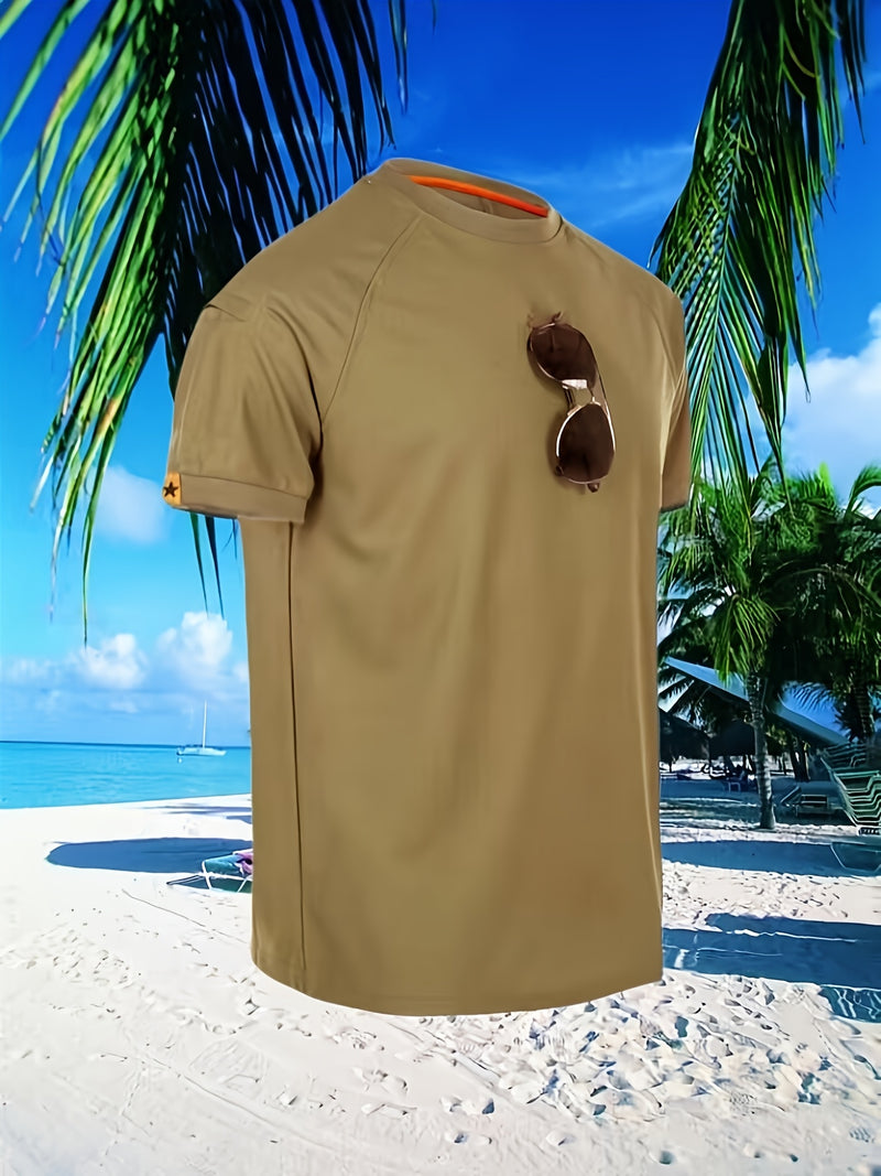 Men's Summer Lightweight Quick-Dry Outdoor Leisure Sports Set.