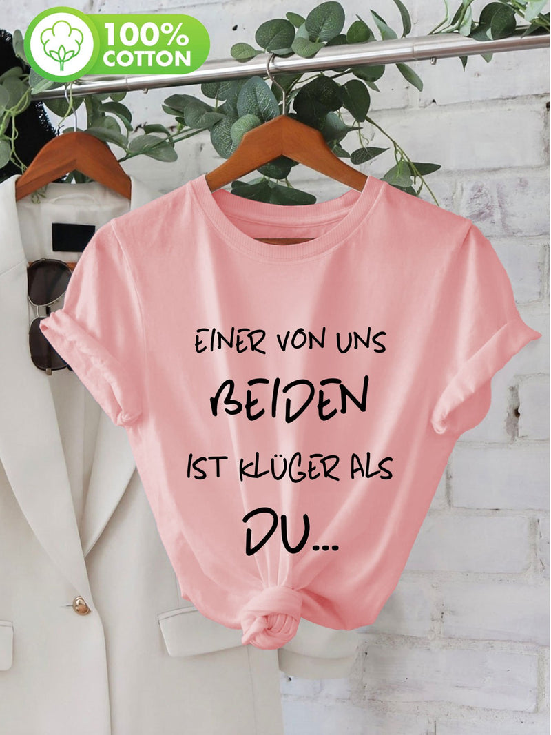 Women's Casual Short Sleeve Crew Neck T-Shirt.