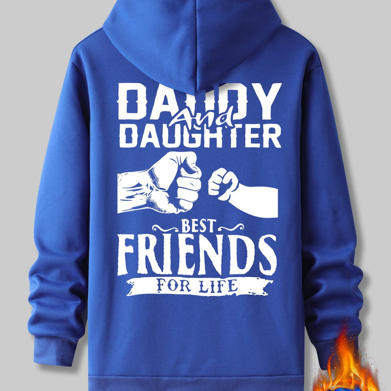 Men's Hooded Sweatshirt with Fashionable Print Design.