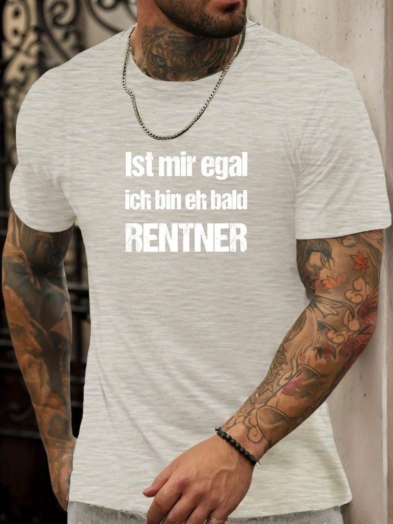 Men's German Slogan T-Shirt.