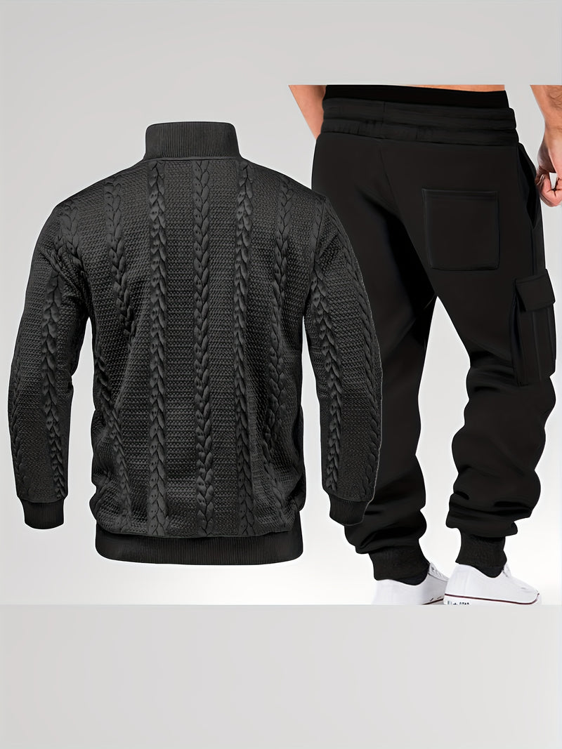 Men's Autumn/Winter Two-Piece Set.