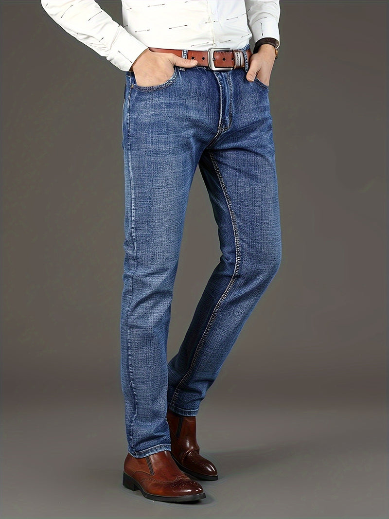 Men's Jeans Seasonal Fashion Classic Straight Leg Pants.