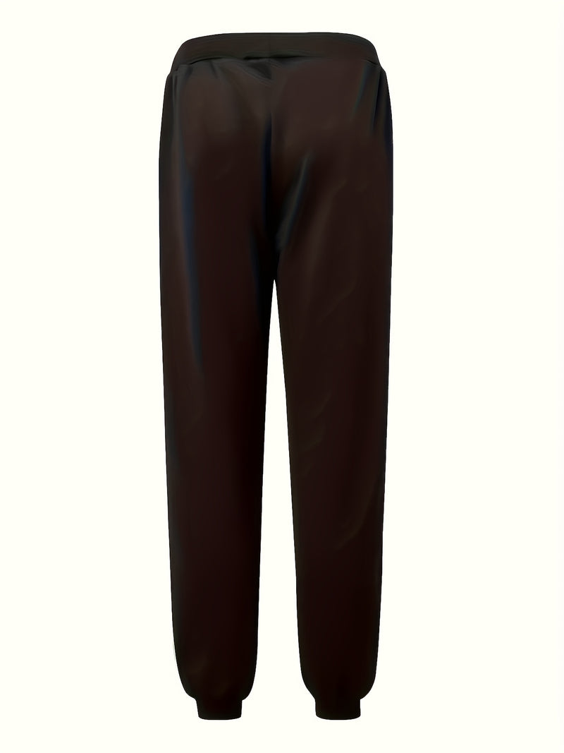 Men's New Fashion Letter Print Trendy Casual Sports Pants.