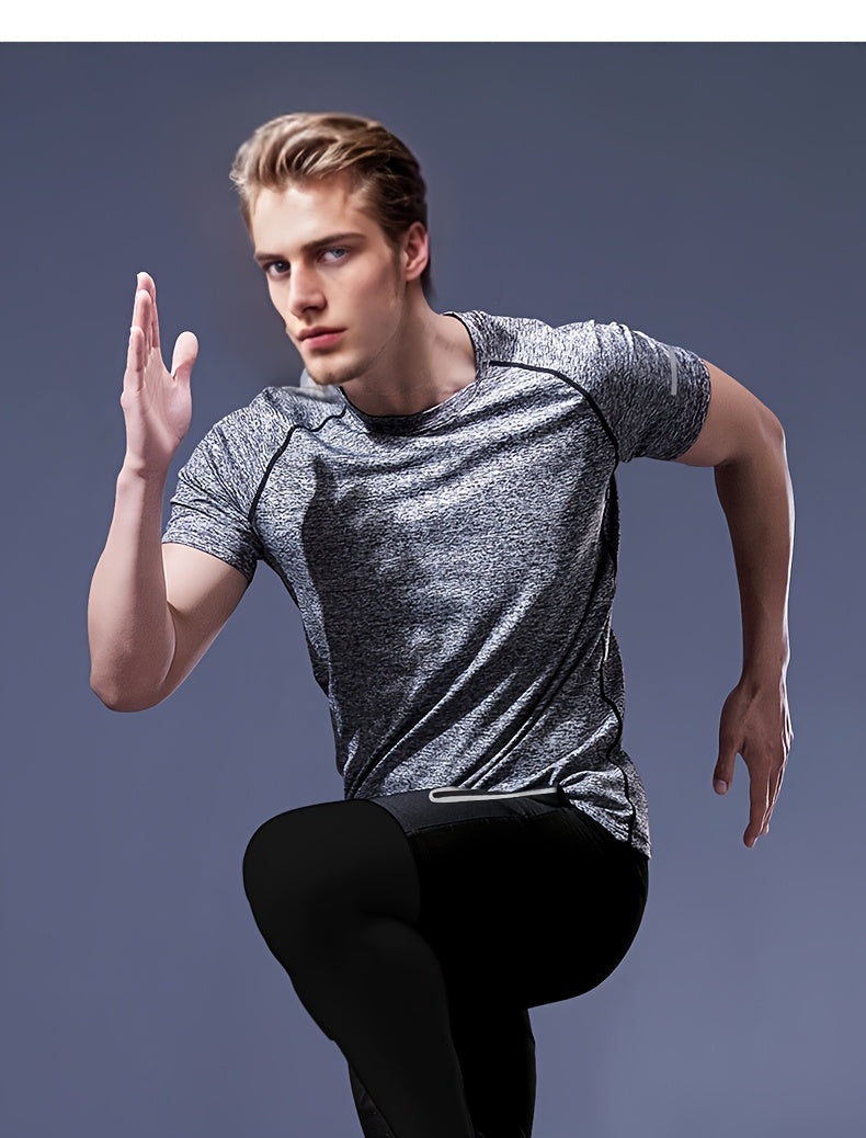 Men's 4pcs Set of Summer Sports T-Shirts.