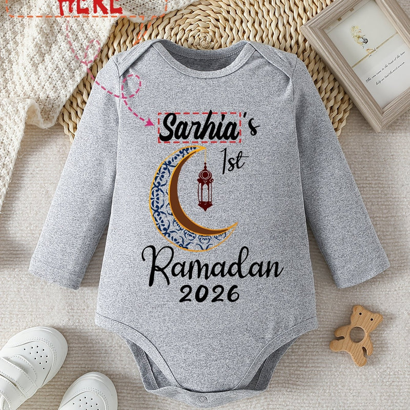 Custom Logo for Autumn And Winter Long-Sleeve Triangle Bodysuit for Baby Girls And Boys.