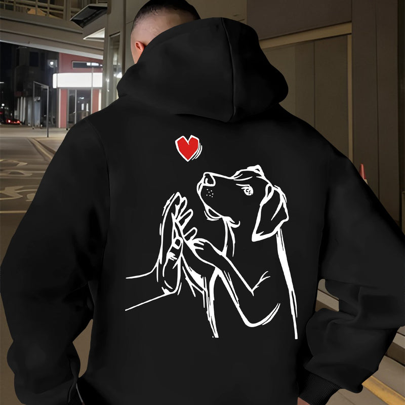 Men's Fashion Pullover Hooded Sweatshirt.