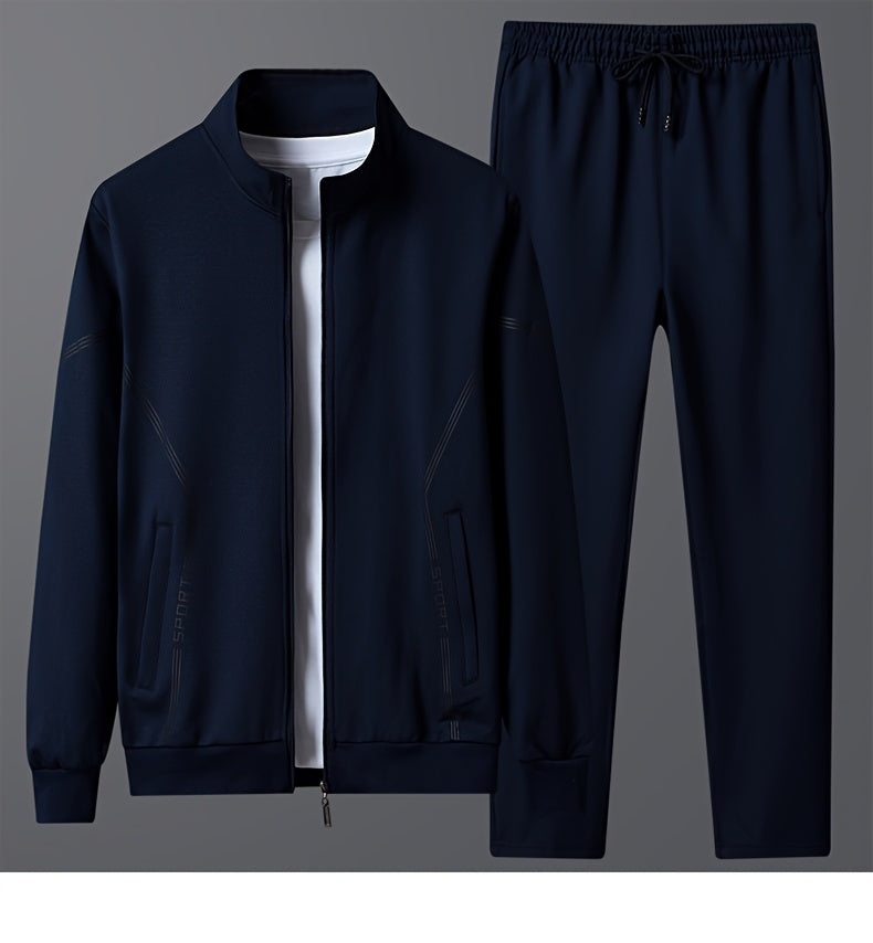 Men's Sportswear Set for Spring And Autumn Casual Outfit.