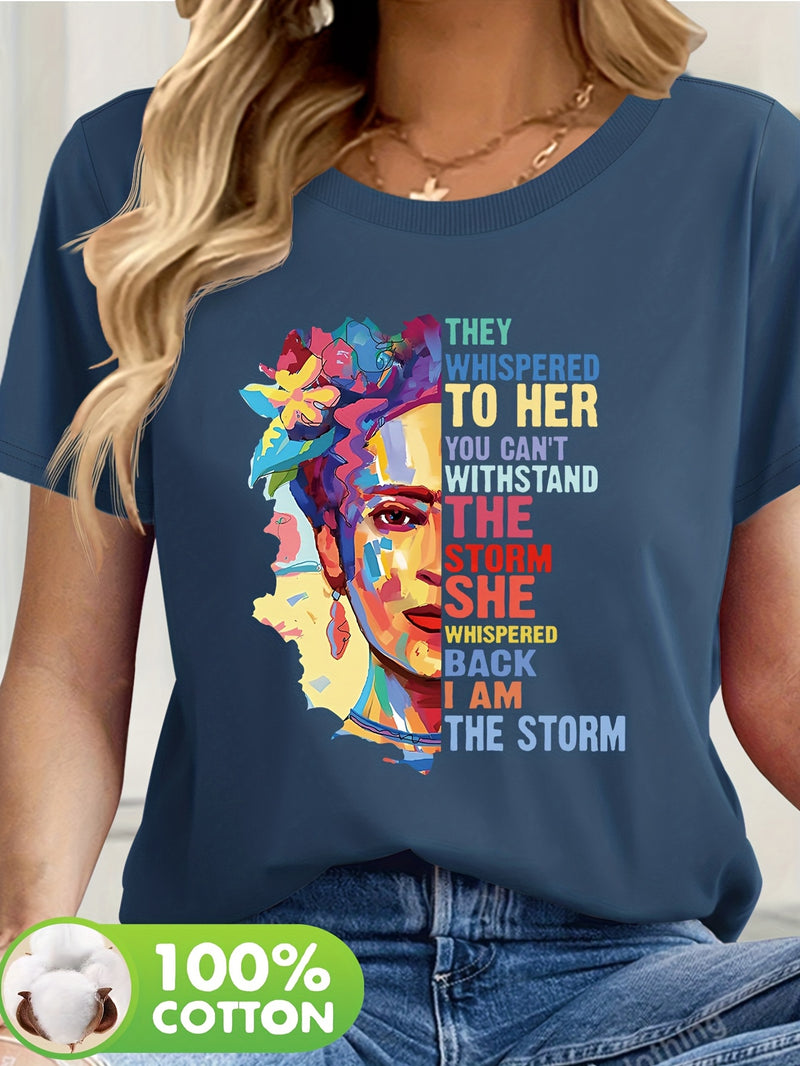 Women’s Casual Short Sleeve T-Shirt.