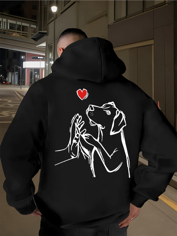 Men's Fashion Pullover Hooded Sweatshirt.