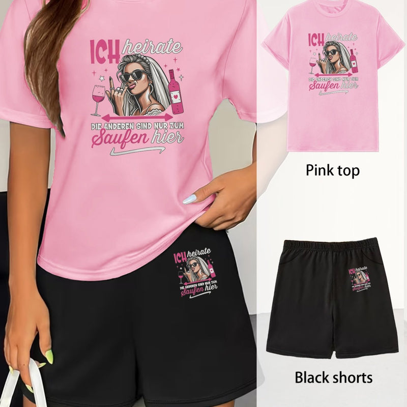 2pcs Set for Women's Daily Commute and Casual Wear in Spring and Summer.