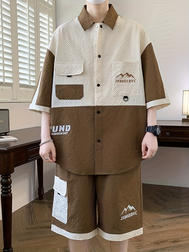 Men's Casual Two-Piece Set for Summer.