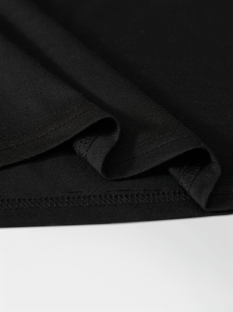 Men'S Poker Card Pattern Summer Casual Crew Neck Short T-Shirt.