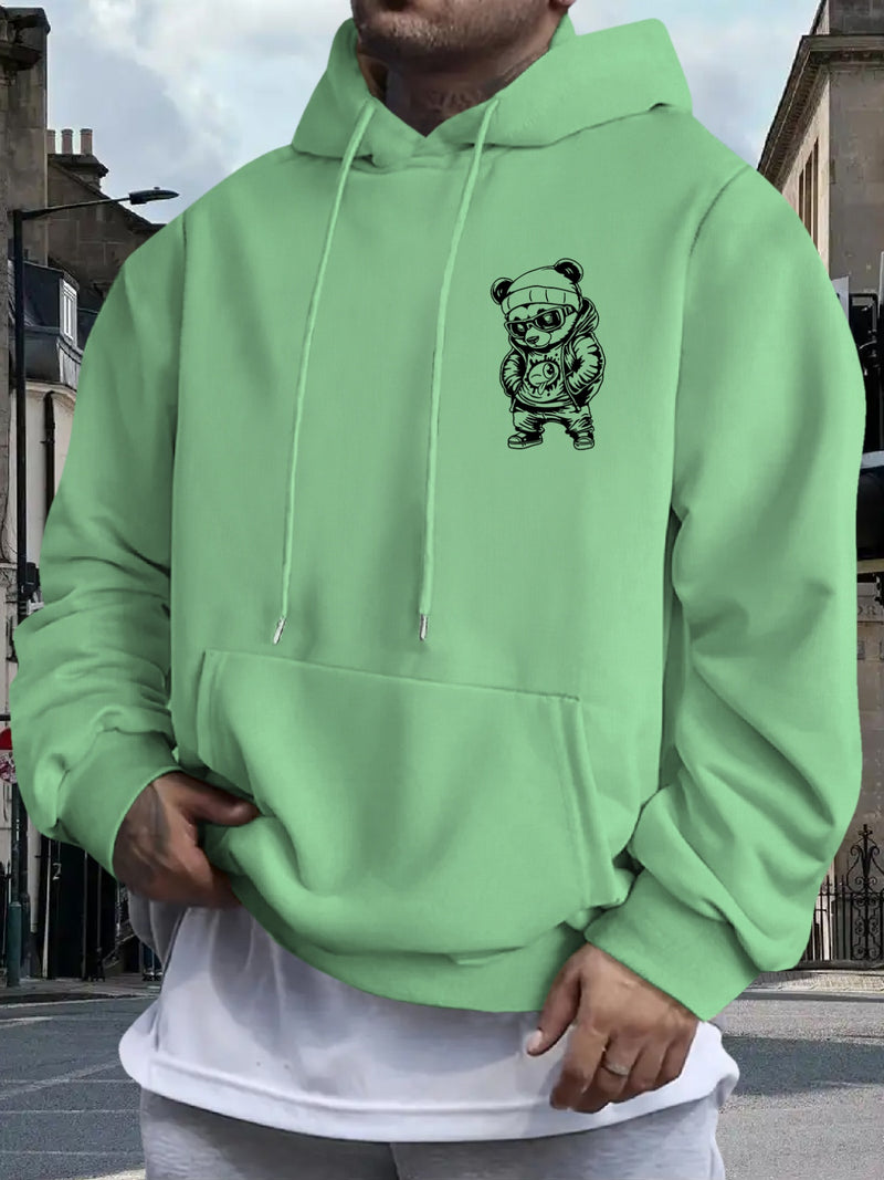 Men's Casual Hooded Sweatshirt.