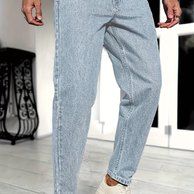 Men's Casual Stretch Denim Trousers.