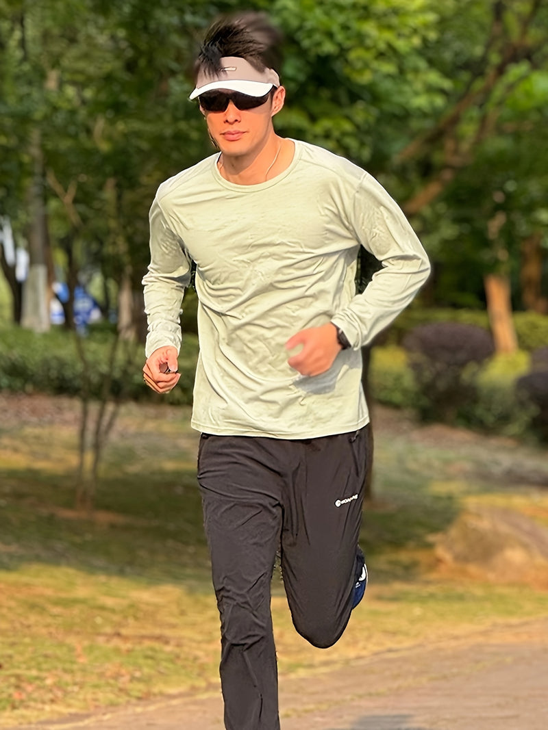 Men's Outdoor Quick-Dry Base Layer for Running, Made of Velvet Velvet.