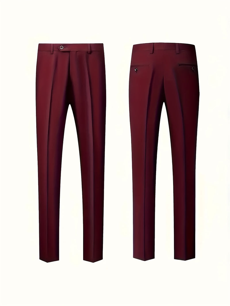 Men's 2pcs Wedding Suit Set Slim Fit Business Suit Jacket,Classic Pants.