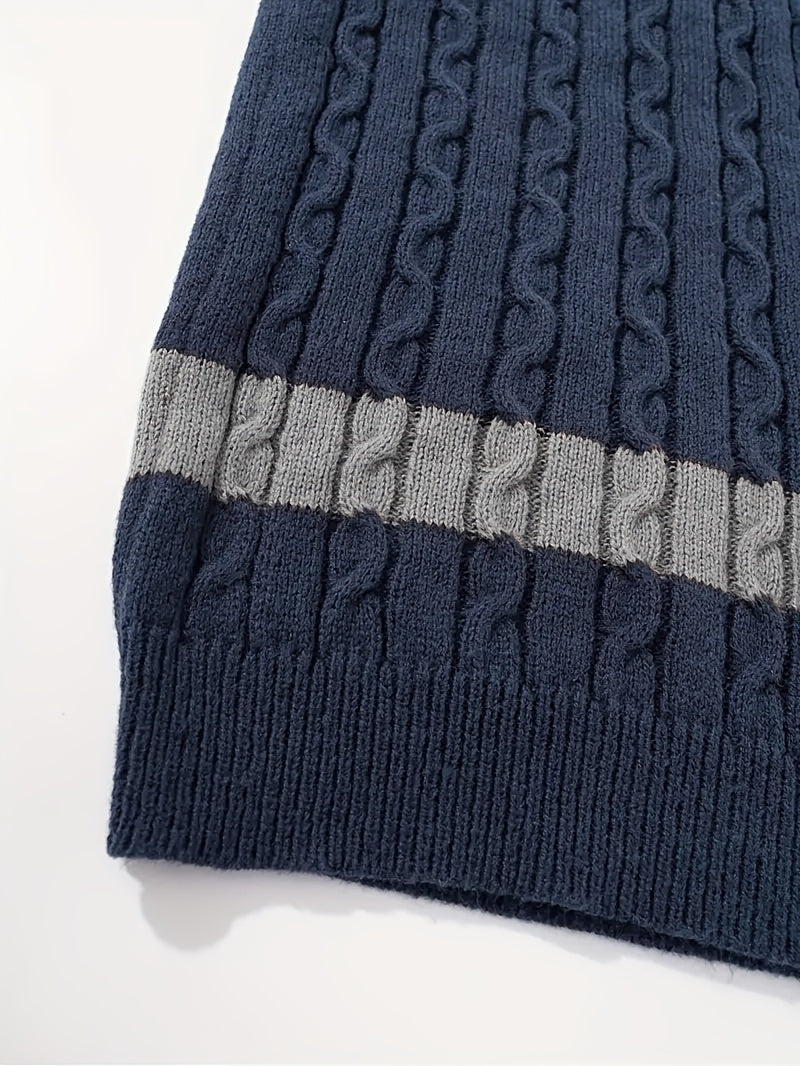 Men's Fashion Sweater New Arrival Casual Long Sleeve Knit Pullover.