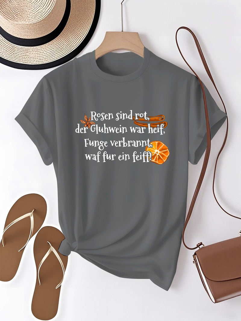 Women's Pure Comfortable T-shirt Short Sleeve.