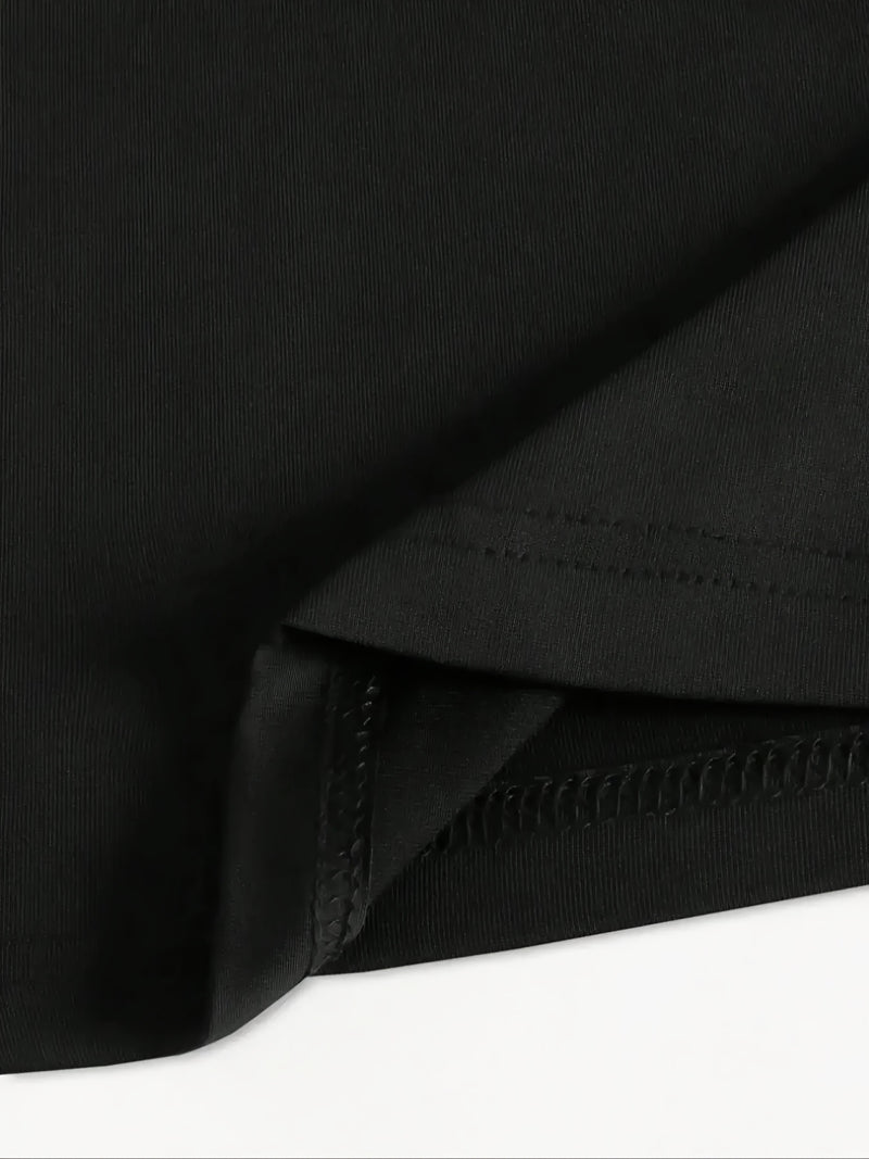 4pcs Men's Crew Neck Long Sleeve T-Shirts.