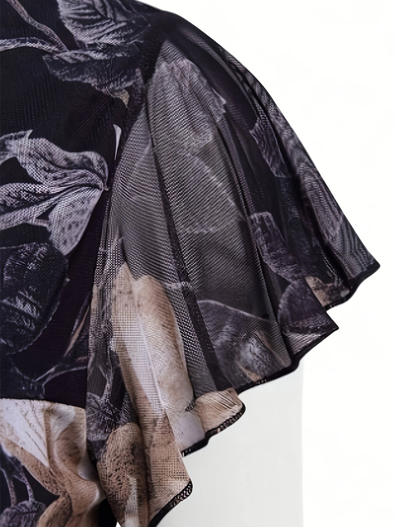 Women's Elegant Short Sleeve Blouse.