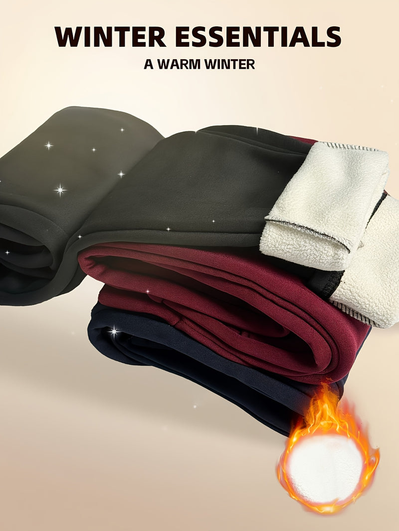 3pcs Women's Winter Thermal Leggings.
