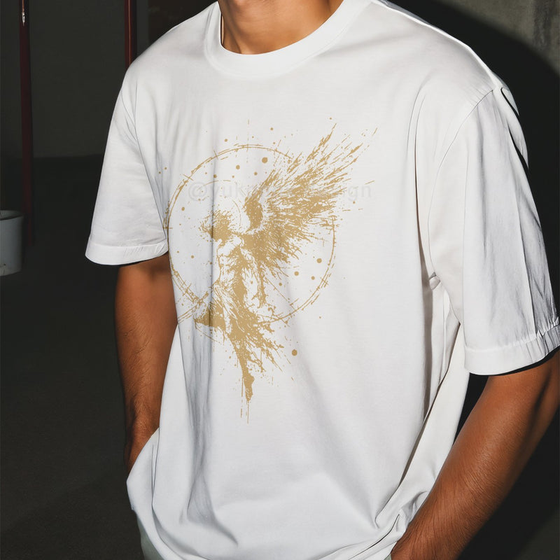 Men's Casual Crew Neck Short T-Shirt.